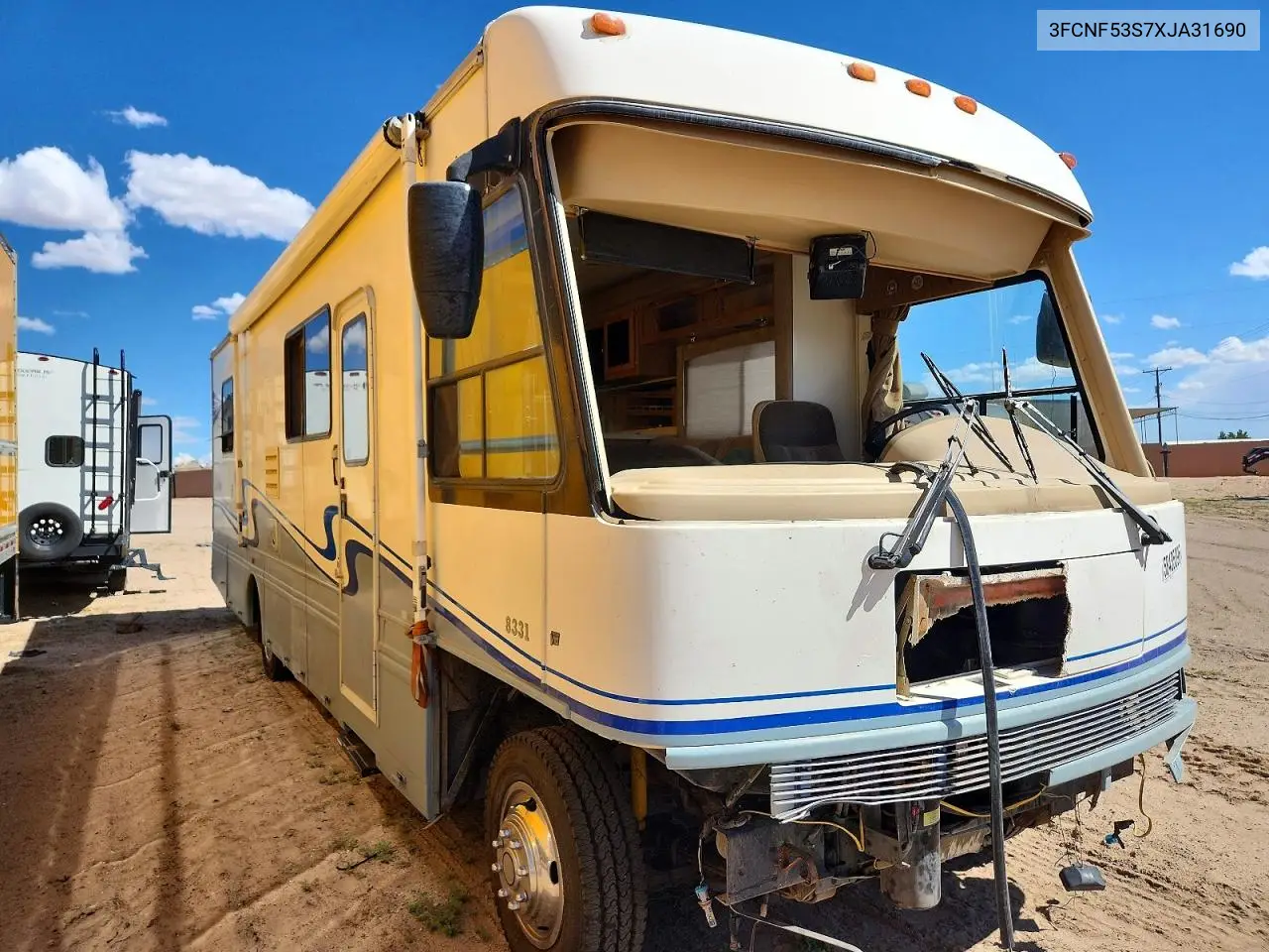 1999 Ford Sea View Rv VIN: 3FCNF53S7XJA31690 Lot: 58435396