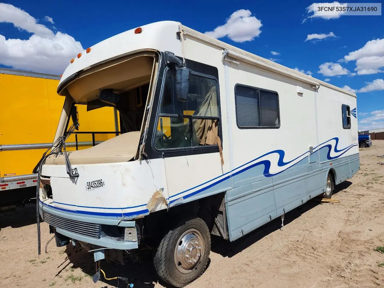 1999 Ford Sea View Rv VIN: 3FCNF53S7XJA31690 Lot: 58435396
