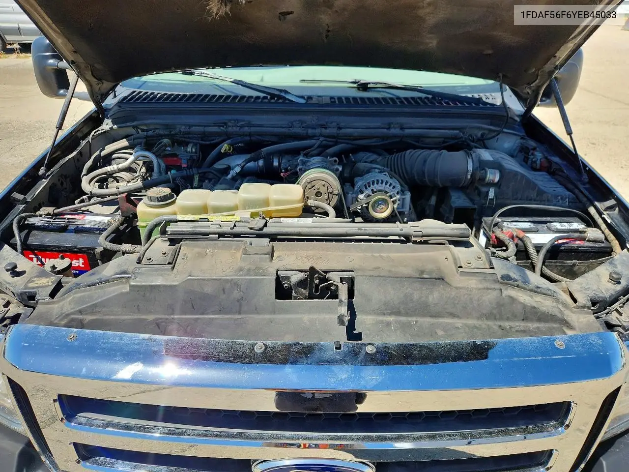 2000 Ford F550 Super Duty VIN: 1FDAF56F6YEB45033 Lot: 56196796