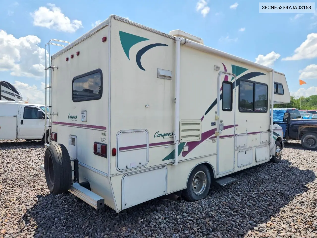 2000 Ford F550 Super Duty Rv VIN: 3FCNF5354YJA03153 Lot: 57926116