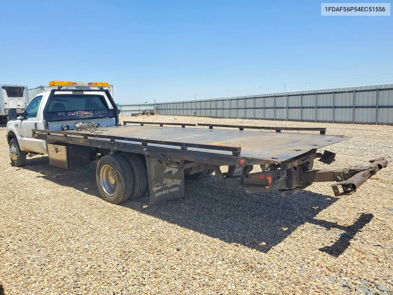 2004 Ford F550 Super Duty VIN: 1FDAF56P54EC51556 Lot: 57137466
