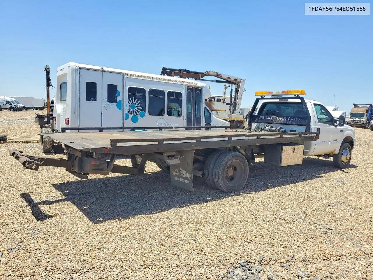 2004 Ford F550 Super Duty VIN: 1FDAF56P54EC51556 Lot: 57137466