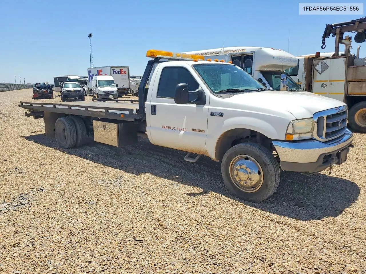 2004 Ford F550 Super Duty VIN: 1FDAF56P54EC51556 Lot: 57137466