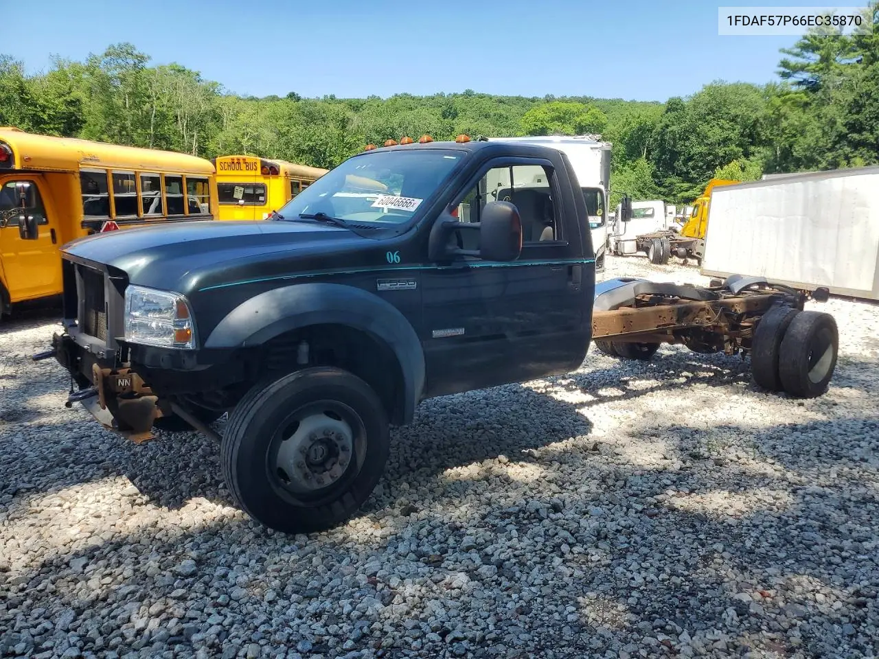 2006 Ford F550 Super Duty VIN: 1FDAF57P66EC35870 Lot: 60046666