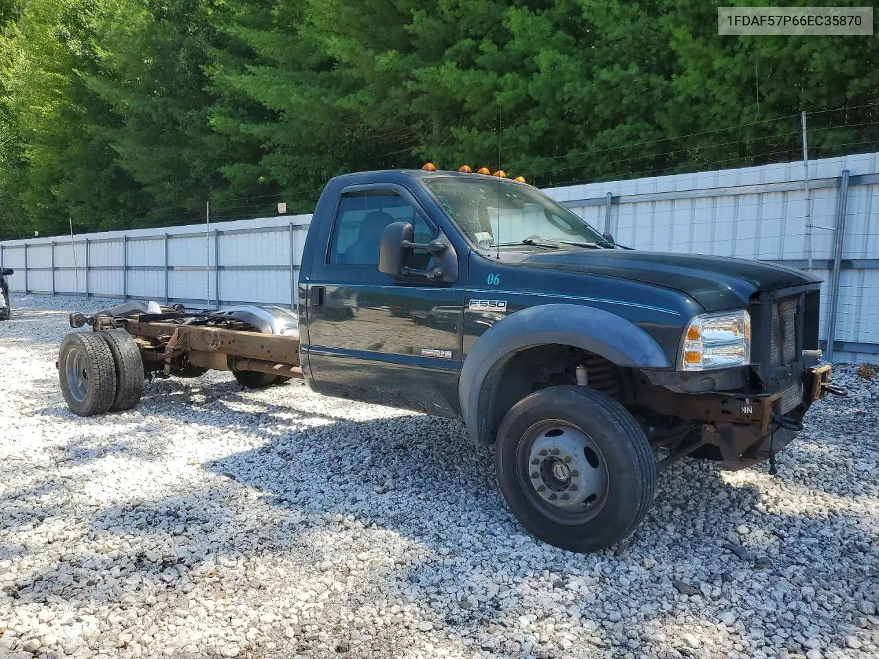2006 Ford F550 Super Duty VIN: 1FDAF57P66EC35870 Lot: 60046666