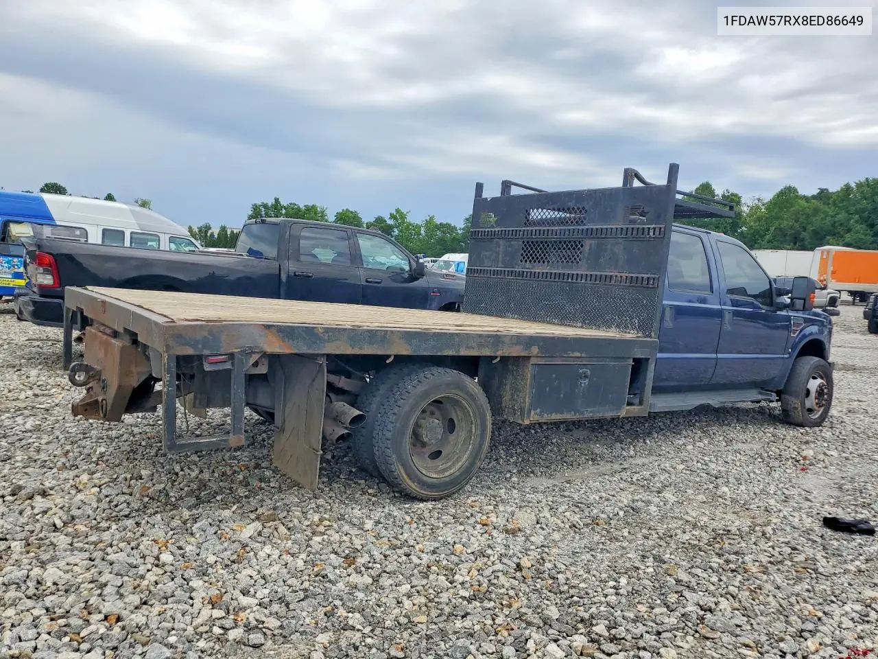 2008 Ford F550 VIN: 1FDAW57RX8ED86649 Lot: 55381716