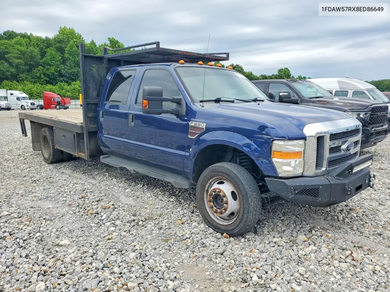2008 Ford F550 VIN: 1FDAW57RX8ED86649 Lot: 55381716