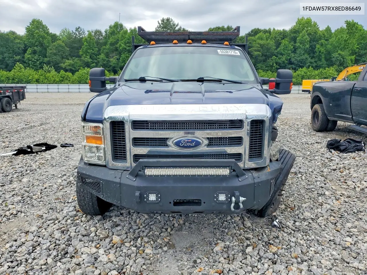 2008 Ford F550 VIN: 1FDAW57RX8ED86649 Lot: 55381716
