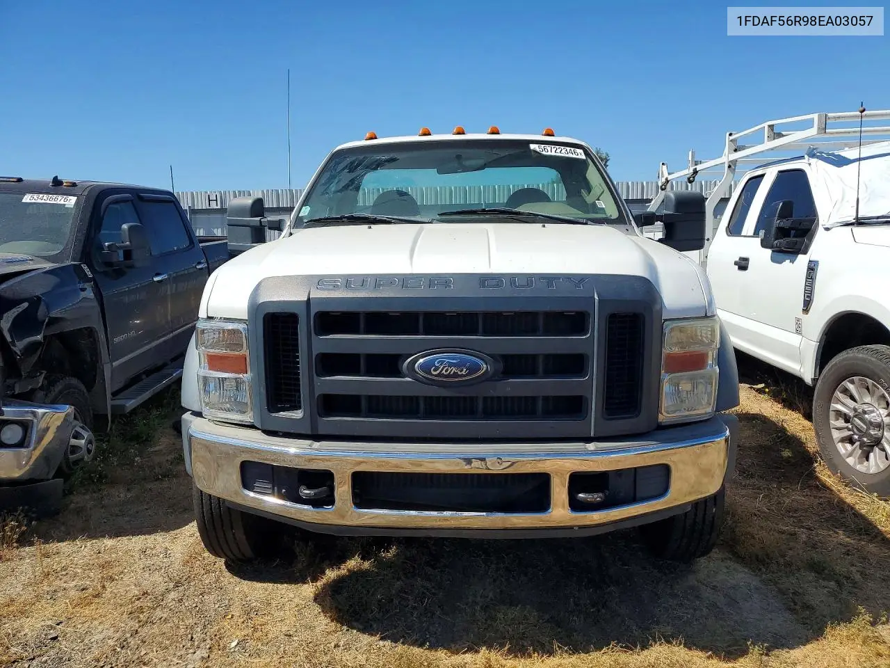 2008 Ford F550 Super Duty VIN: 1FDAF56R98EA03057 Lot: 56722346