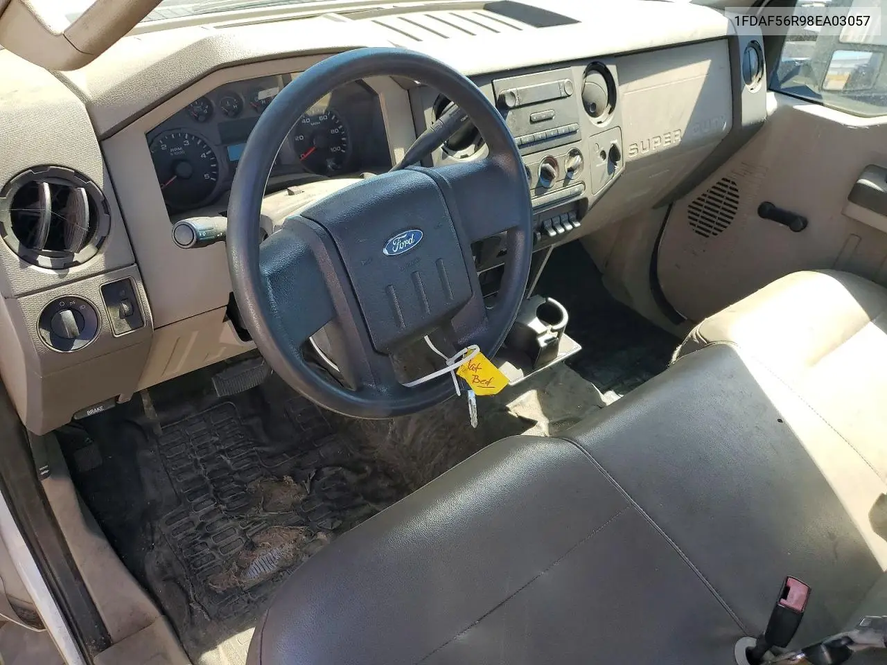 2008 Ford F550 Super Duty VIN: 1FDAF56R98EA03057 Lot: 56722346