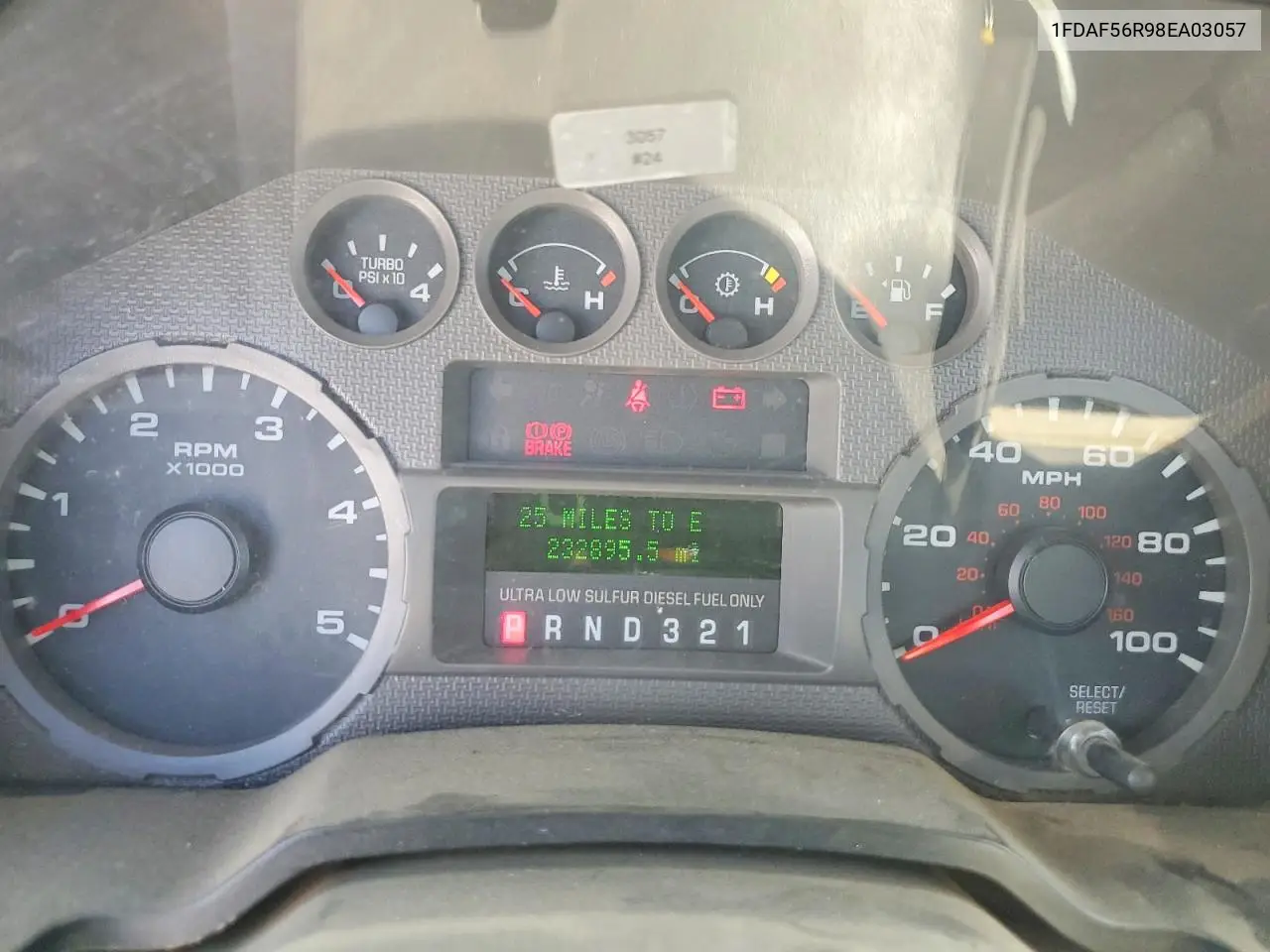 2008 Ford F550 Super Duty VIN: 1FDAF56R98EA03057 Lot: 56722346