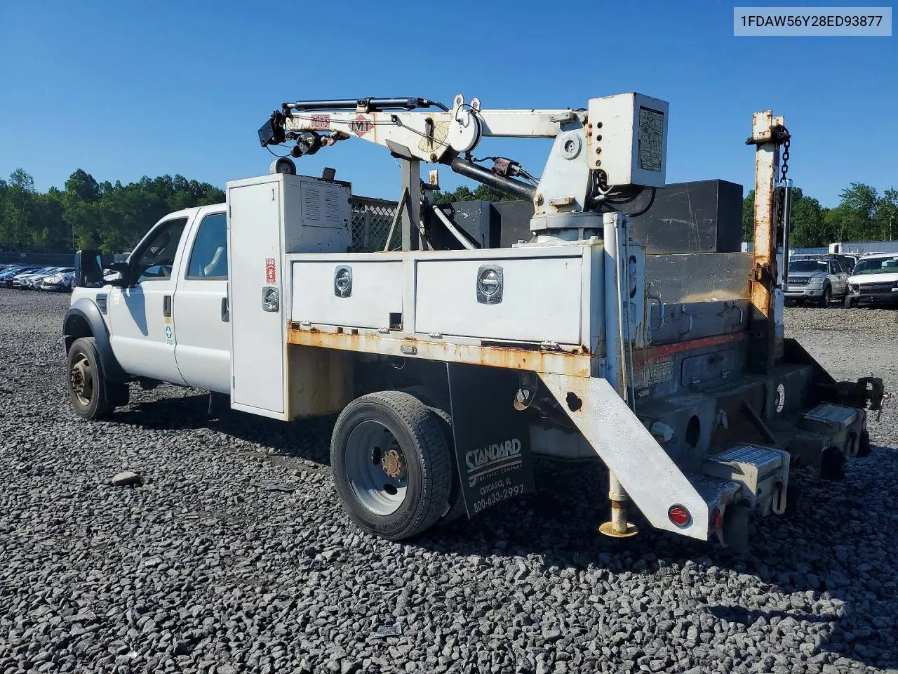 2008 Ford F550 Super Duty VIN: 1FDAW56Y28ED93877 Lot: 58871606
