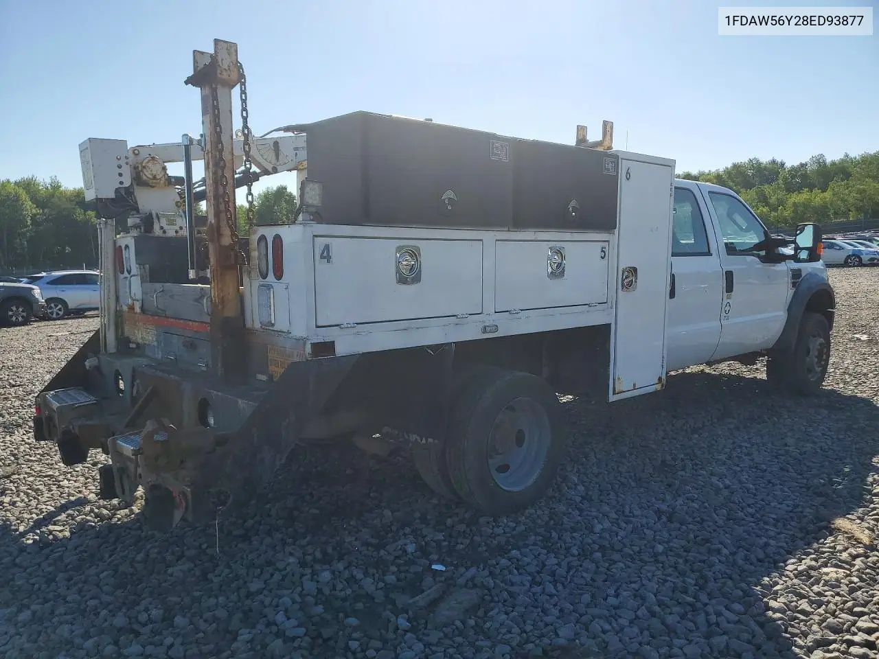 2008 Ford F550 Super Duty VIN: 1FDAW56Y28ED93877 Lot: 58871606