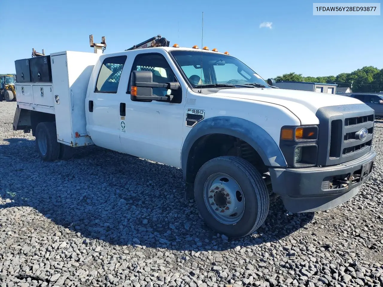 2008 Ford F550 Super Duty VIN: 1FDAW56Y28ED93877 Lot: 58871606