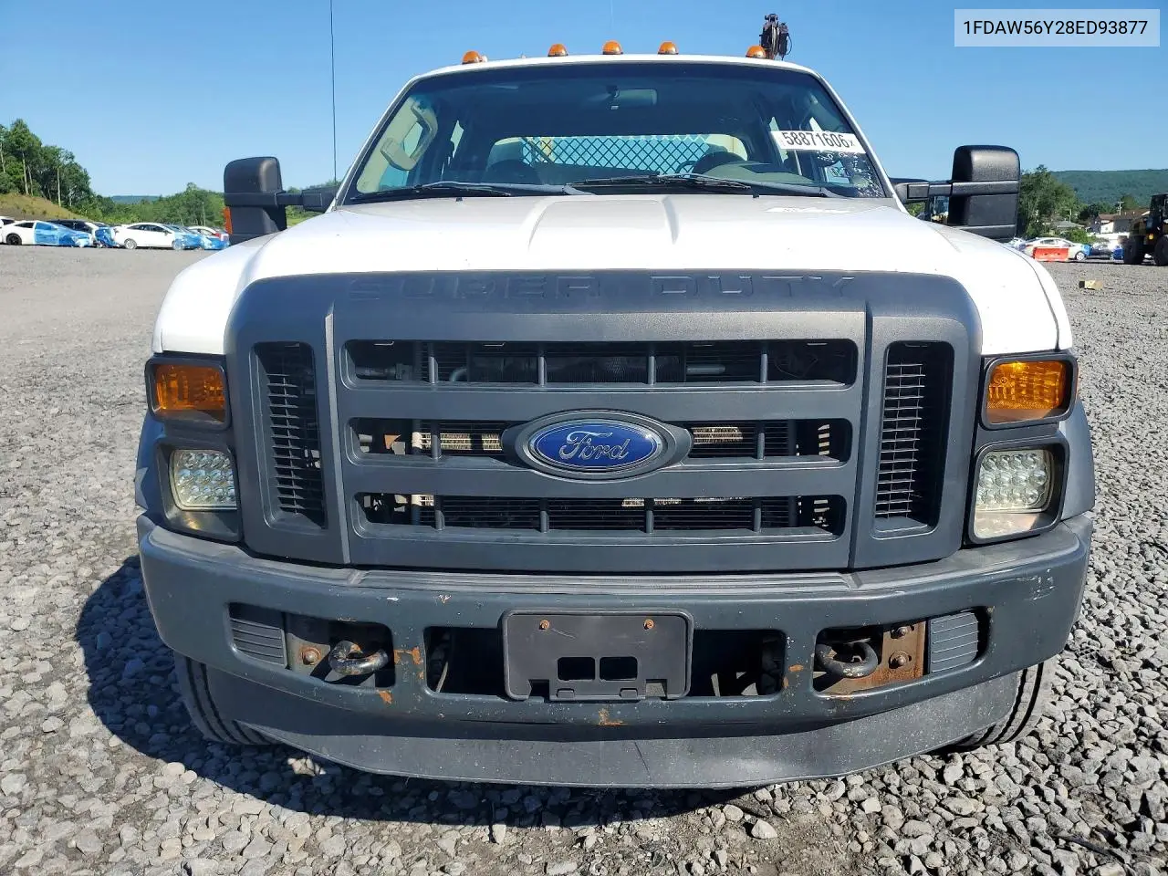 2008 Ford F550 Super Duty VIN: 1FDAW56Y28ED93877 Lot: 58871606
