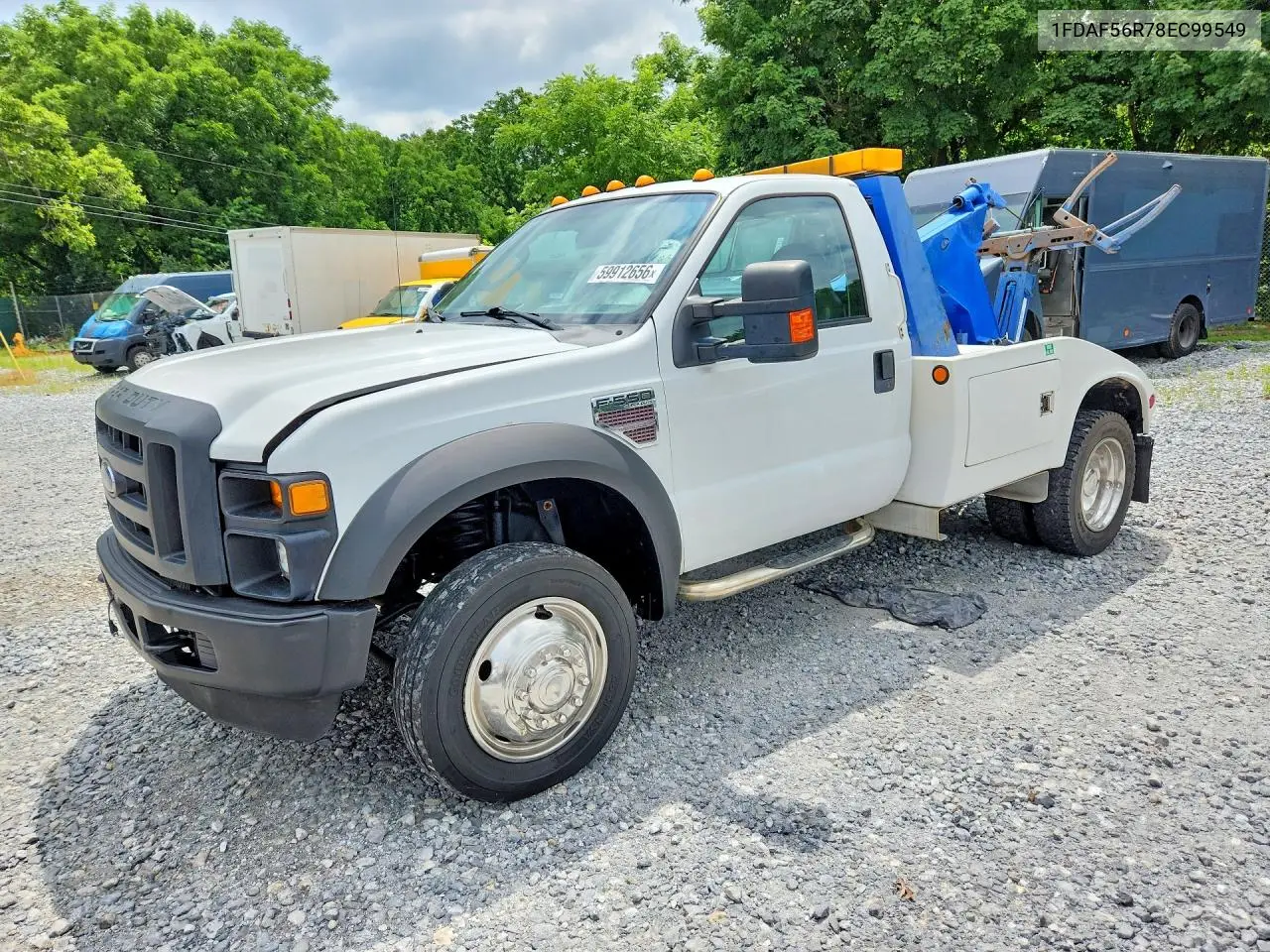 2008 Ford F550 Super Duty VIN: 1FDAF56R78EC99549 Lot: 59912656