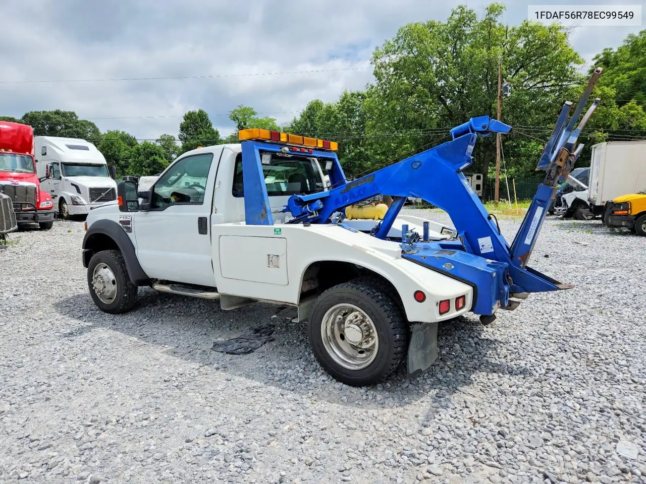 2008 Ford F550 Super Duty VIN: 1FDAF56R78EC99549 Lot: 59912656