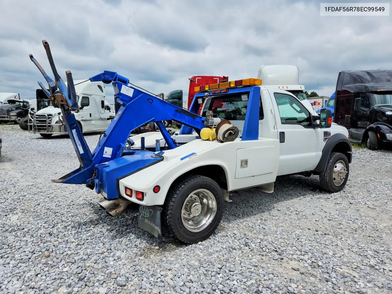 2008 Ford F550 Super Duty VIN: 1FDAF56R78EC99549 Lot: 59912656