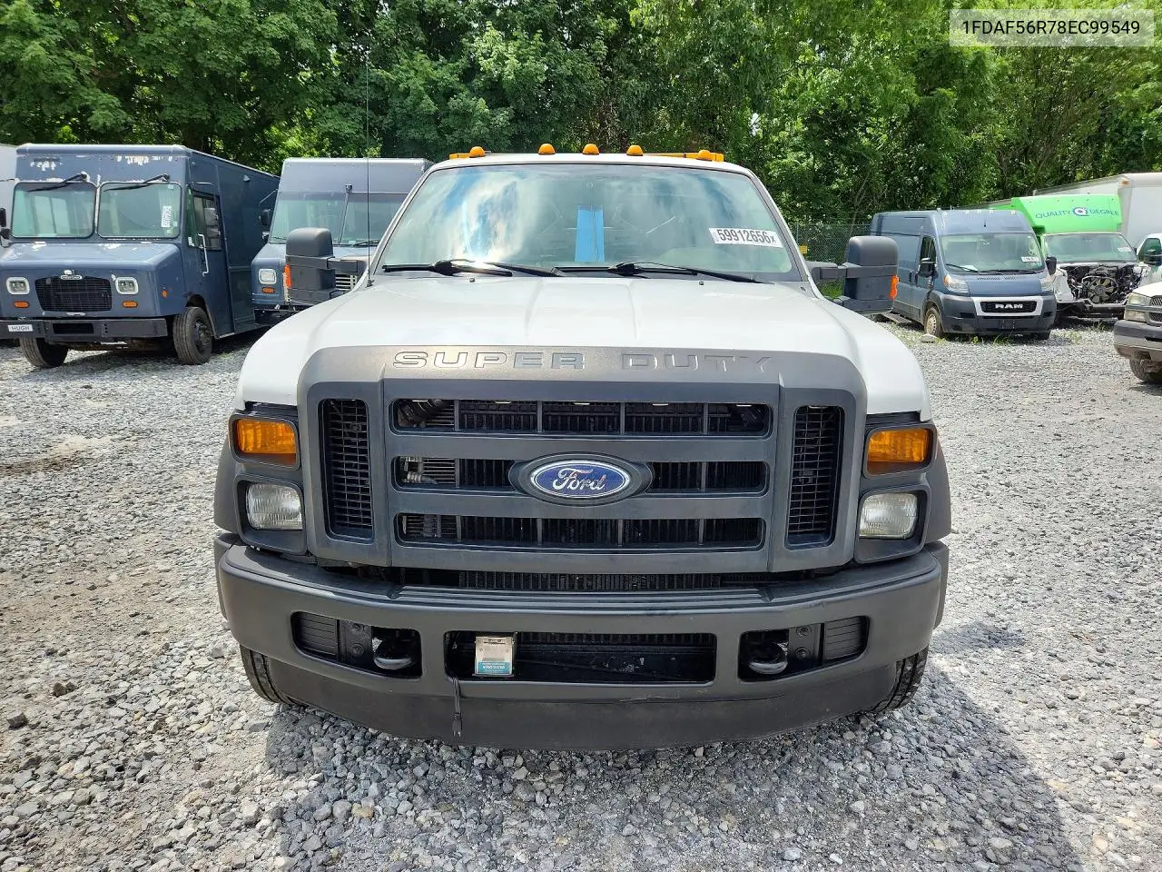 2008 Ford F550 Super Duty VIN: 1FDAF56R78EC99549 Lot: 59912656