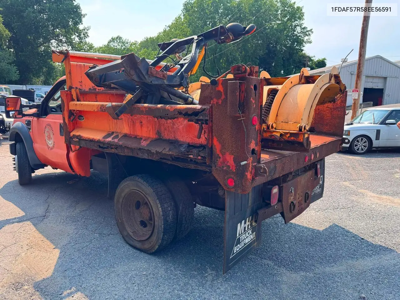 2008 Ford F550 Super Duty VIN: 1FDAF57R58EE56591 Lot: 61569556