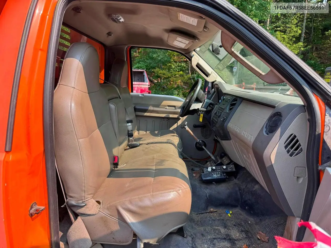 2008 Ford F550 Super Duty VIN: 1FDAF57R58EE56591 Lot: 61569556