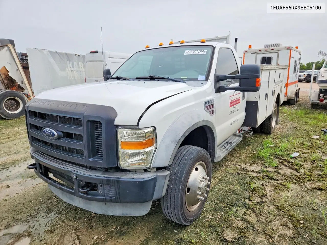 2009 Ford F550 Super Duty VIN: 1FDAF56RX9EB05100 Lot: 60262156