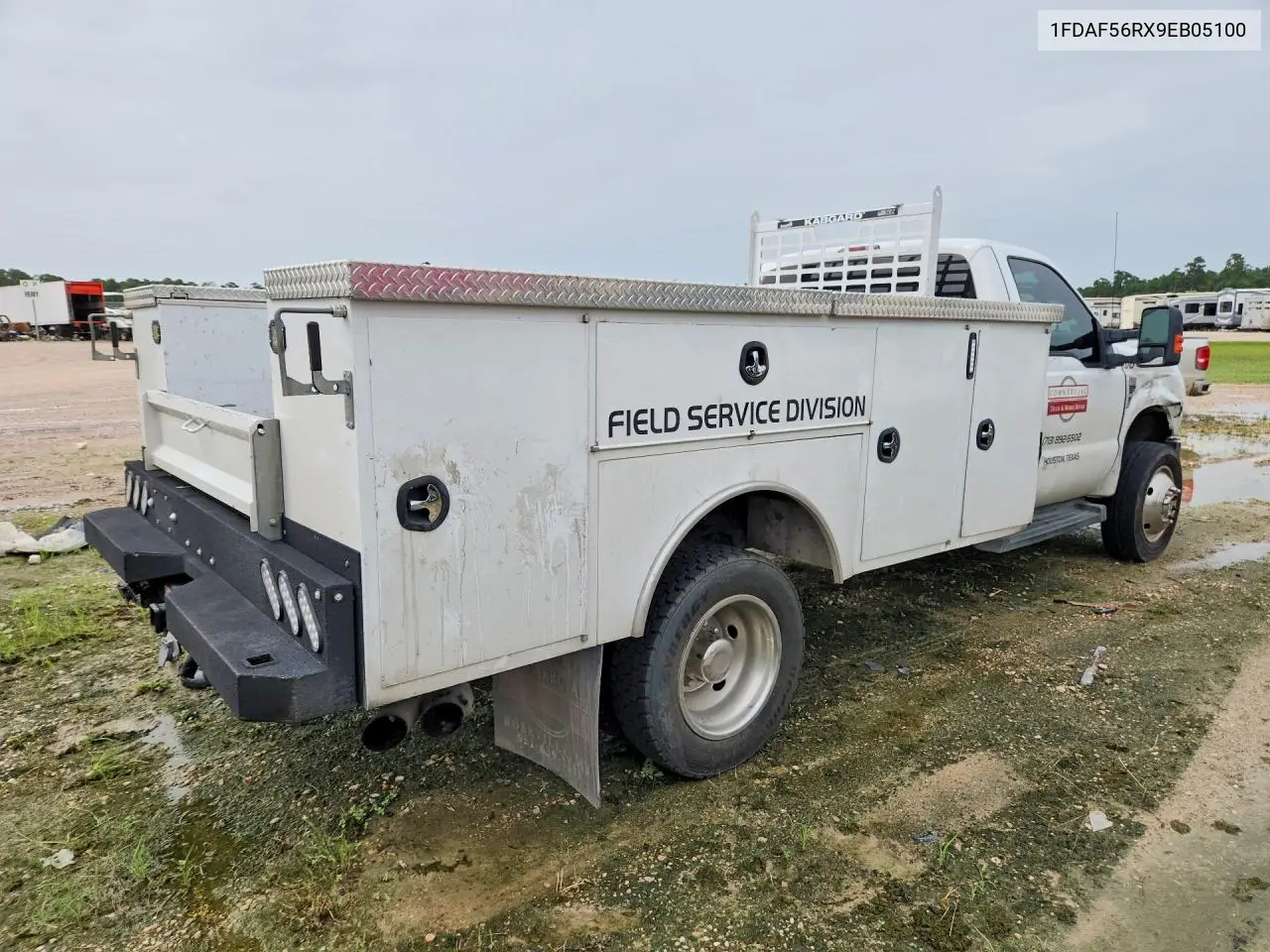 2009 Ford F550 Super Duty VIN: 1FDAF56RX9EB05100 Lot: 60262156