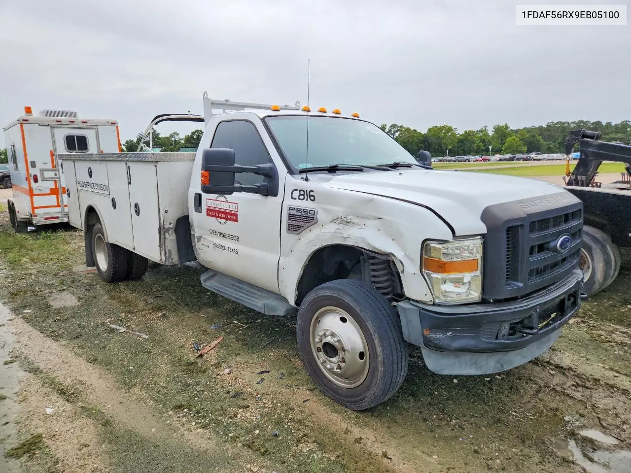 2009 Ford F550 Super Duty VIN: 1FDAF56RX9EB05100 Lot: 60262156