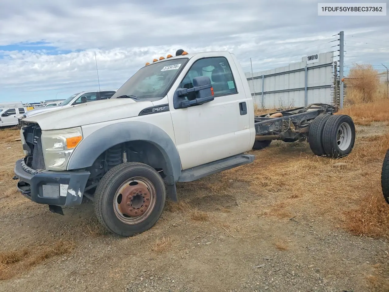 2011 Ford F550 Super Duty VIN: 1FDUF5GY8BEC37362 Lot: 57334706