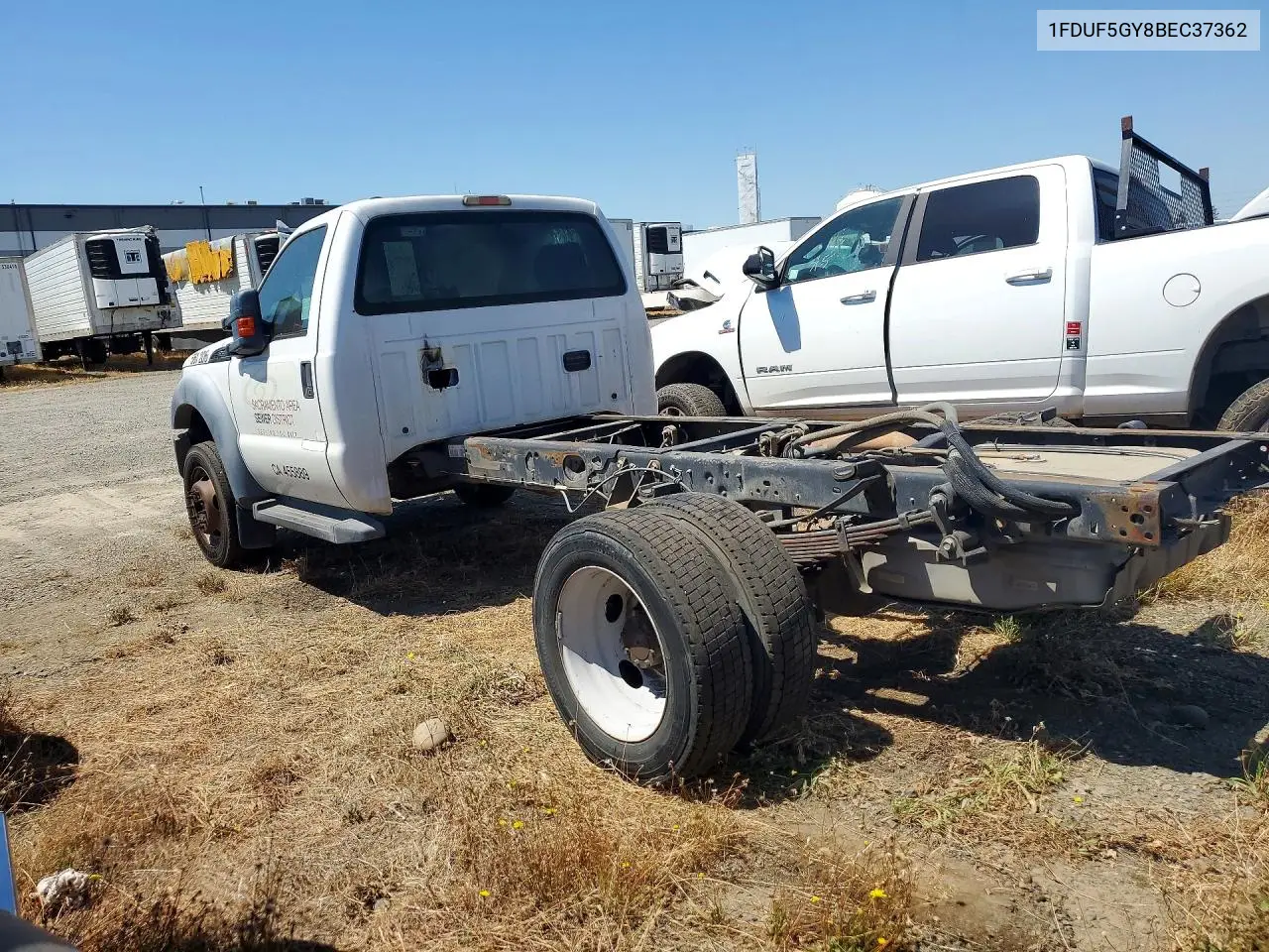 2011 Ford F550 Super Duty VIN: 1FDUF5GY8BEC37362 Lot: 57334706