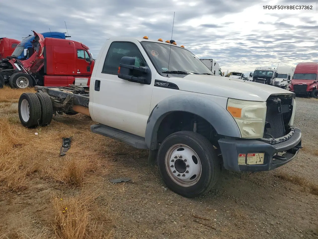 2011 Ford F550 Super Duty VIN: 1FDUF5GY8BEC37362 Lot: 57334706