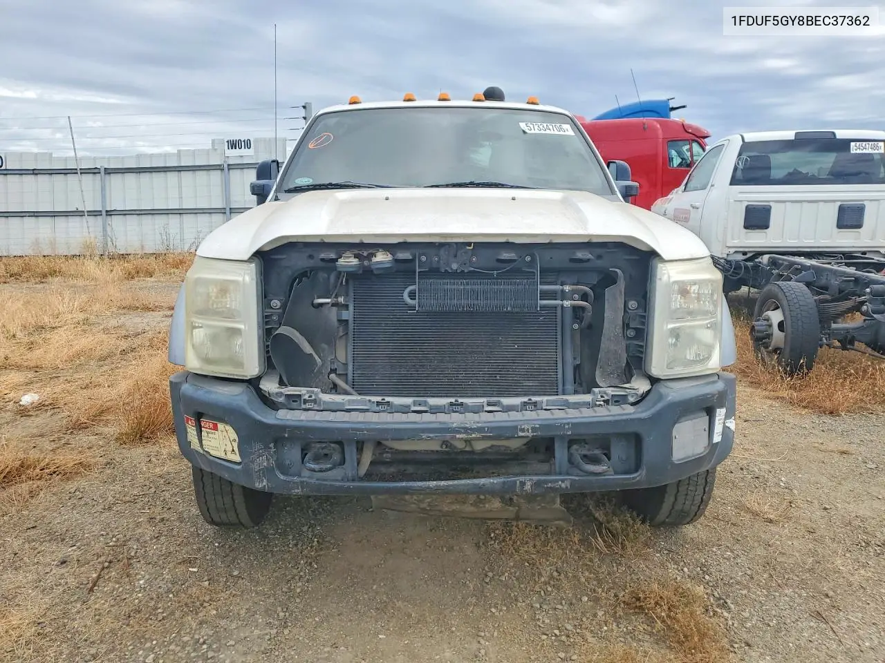 2011 Ford F550 Super Duty VIN: 1FDUF5GY8BEC37362 Lot: 57334706