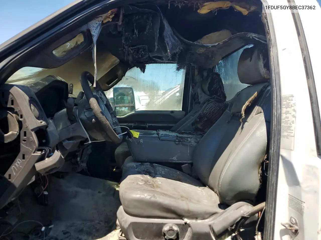 2011 Ford F550 Super Duty VIN: 1FDUF5GY8BEC37362 Lot: 57334706
