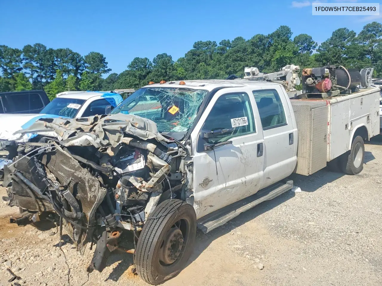 2012 Ford F550 Super Duty VIN: 1FD0W5HT7CEB25493 Lot: 57121766