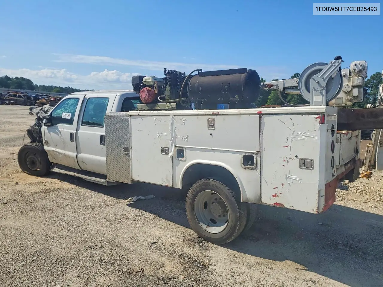 2012 Ford F550 Super Duty VIN: 1FD0W5HT7CEB25493 Lot: 57121766