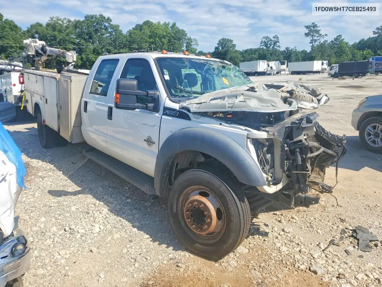 2012 Ford F550 Super Duty VIN: 1FD0W5HT7CEB25493 Lot: 57121766
