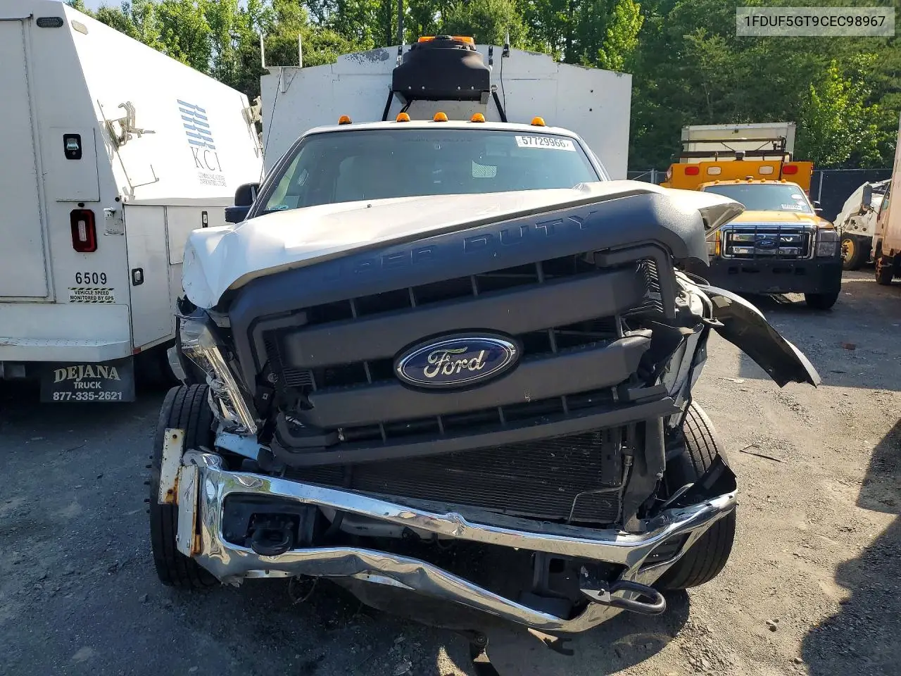 2012 Ford F550 Super Duty VIN: 1FDUF5GT9CEC98967 Lot: 57729966