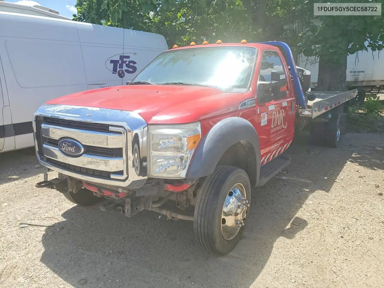 2012 Ford F550 Super Duty VIN: 1FDUF5GY5CEC58722 Lot: 60469586