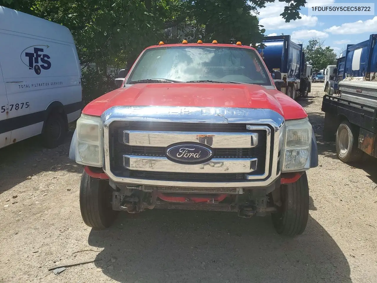 2012 Ford F550 Super Duty VIN: 1FDUF5GY5CEC58722 Lot: 60469586