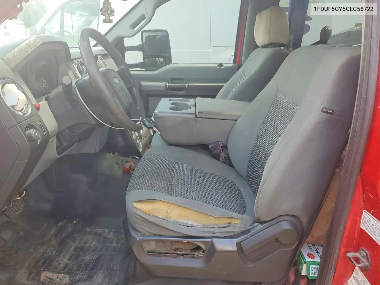 2012 Ford F550 Super Duty VIN: 1FDUF5GY5CEC58722 Lot: 60469586