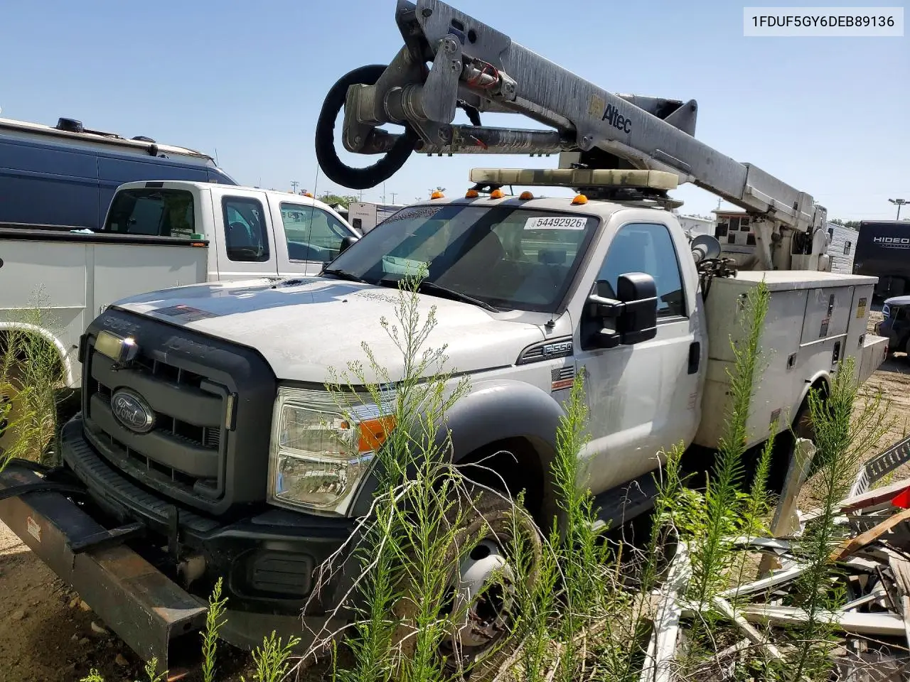 2013 Ford F550 Super Duty Bucket Truck VIN: 1FDUF5GY6DEB89136 Lot: 54492926