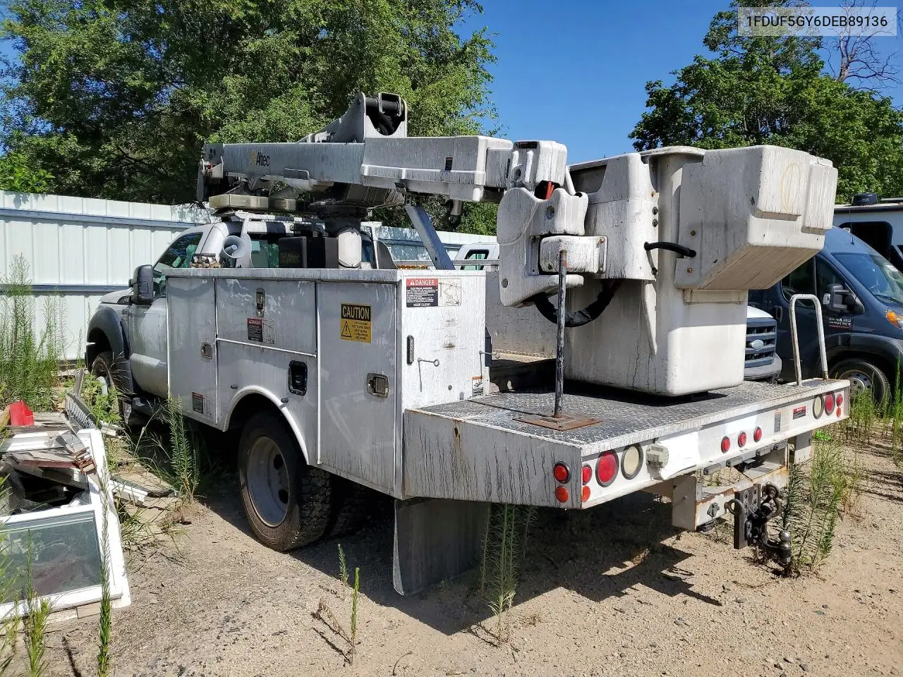 2013 Ford F550 Super Duty Bucket Truck VIN: 1FDUF5GY6DEB89136 Lot: 54492926