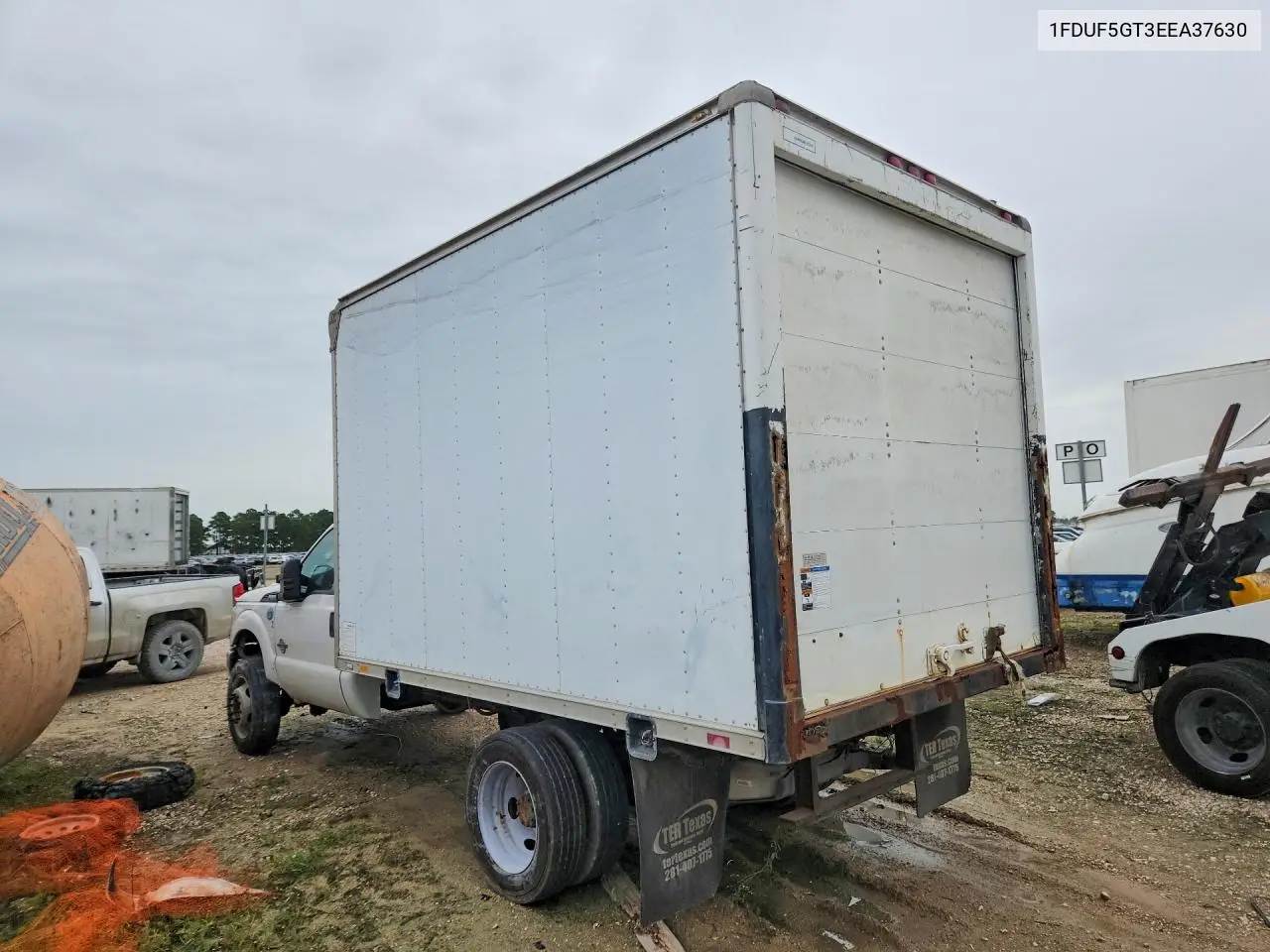 2014 Ford F550 Super Duty Box Truck VIN: 1FDUF5GT3EEA37630 Lot: 60196426