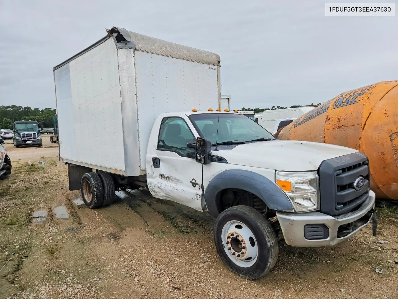 2014 Ford F550 Super Duty Box Truck VIN: 1FDUF5GT3EEA37630 Lot: 60196426