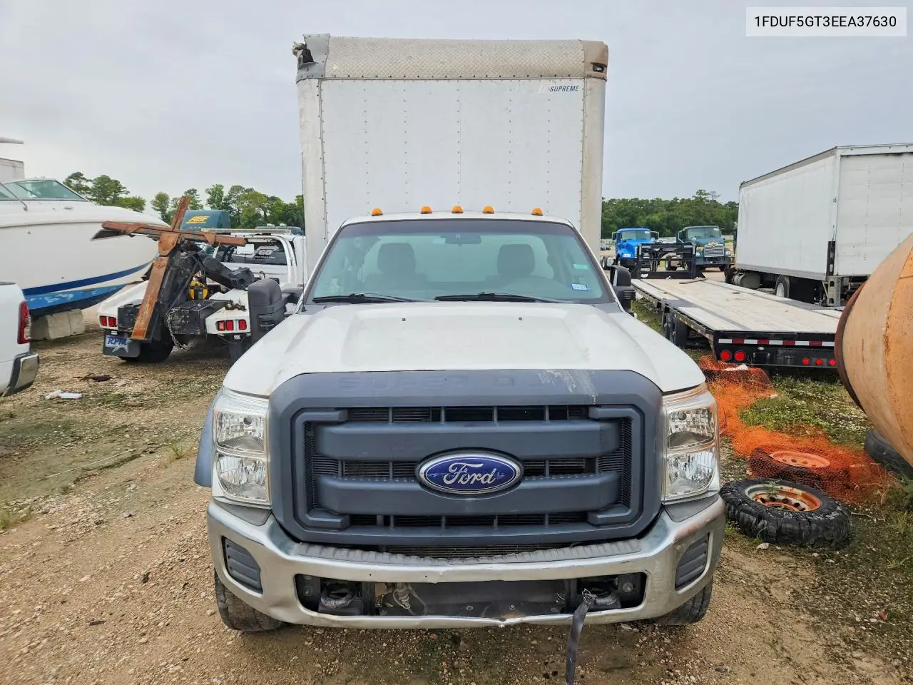 2014 Ford F550 Super Duty Box Truck VIN: 1FDUF5GT3EEA37630 Lot: 60196426