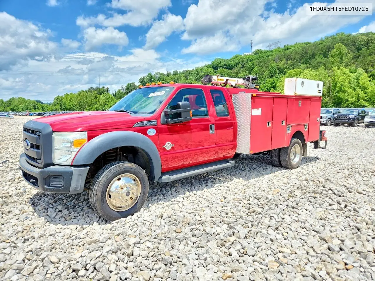 2015 Ford F550 Super Duty VIN: 1FD0X5HT5FED10725 Lot: 54839856