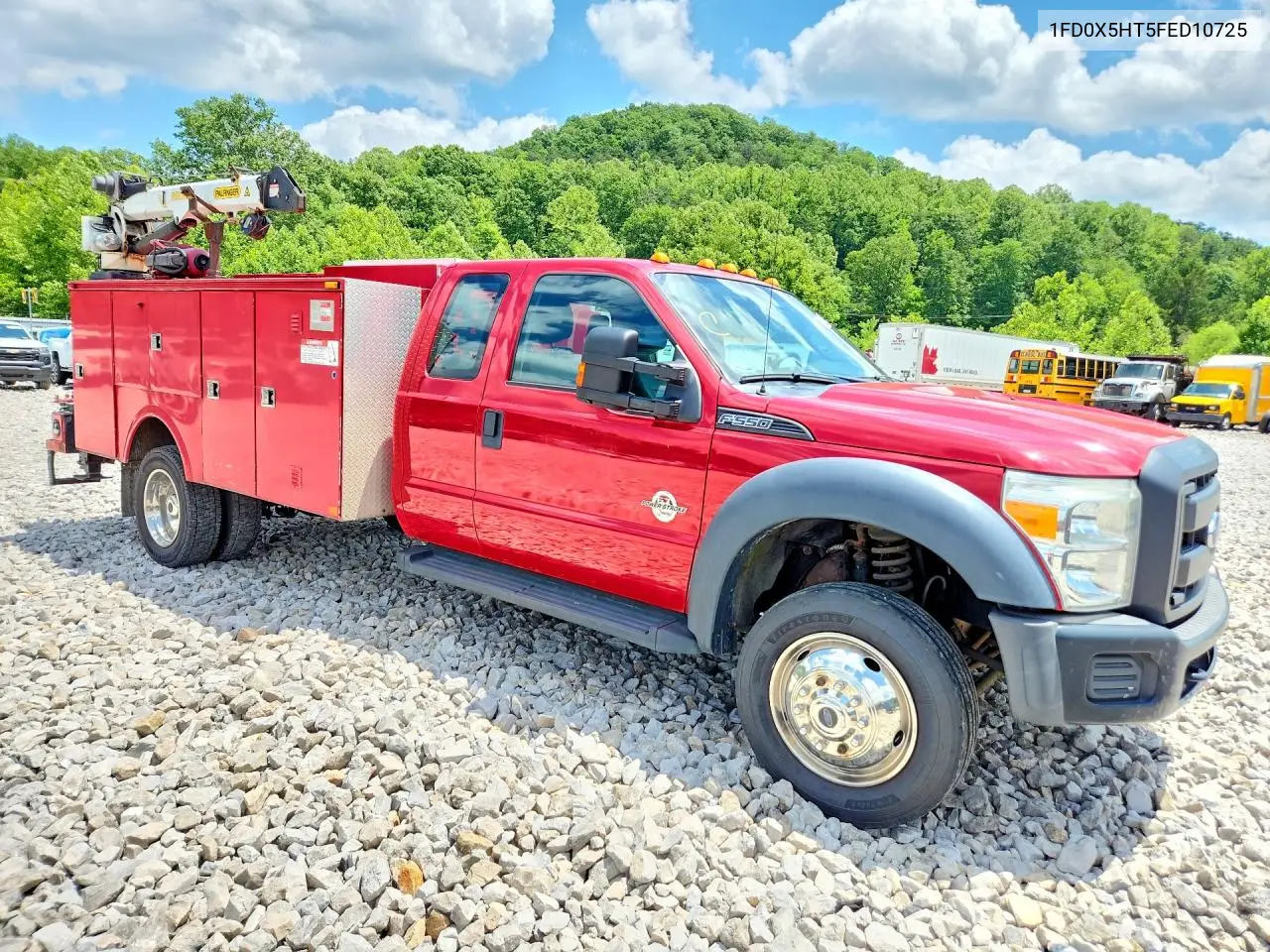 2015 Ford F550 Super Duty VIN: 1FD0X5HT5FED10725 Lot: 54839856