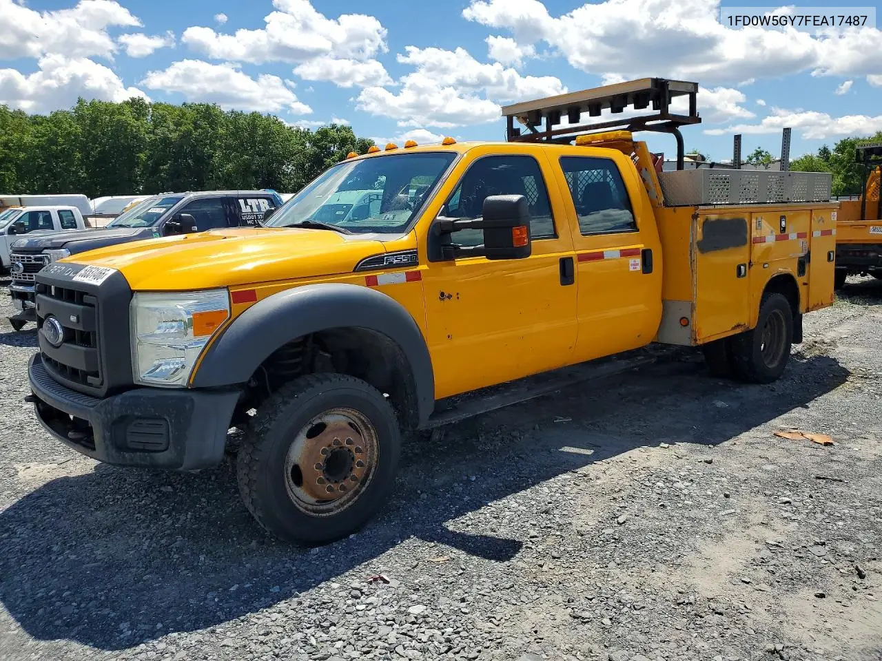 2015 Ford F550 Xl VIN: 1FD0W5GY7FEA17487 Lot: 58531466