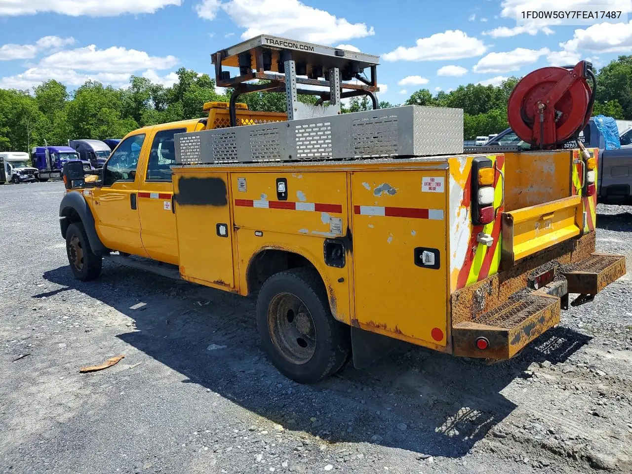 2015 Ford F550 Xl VIN: 1FD0W5GY7FEA17487 Lot: 58531466