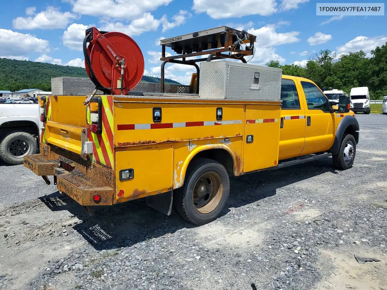 2015 Ford F550 Xl VIN: 1FD0W5GY7FEA17487 Lot: 58531466